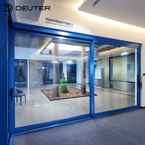Motorized Aluminum Lift Sliding Door Thermal Break Low-E