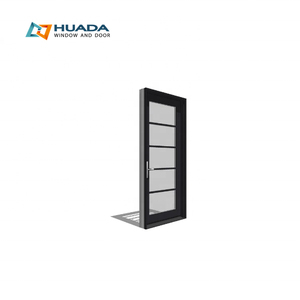 HuaDa CSA Approved Customized Casement Aluminium Alloy Glass Door