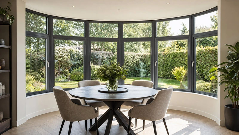 Thermal Break Radius Top Casement Architectural Arch Windows