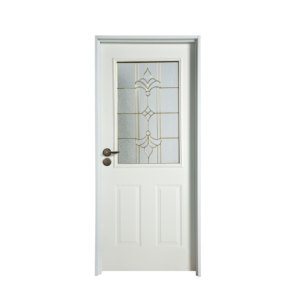 New Arrival Contemporary Front Door Right Hand Inswing Exterior French 9 Lite Low-E Glass Fiberglass Outdoor for Villas