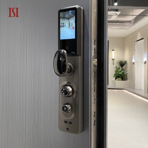 Top Brand Intelligent Fingerprint Lock Entry Metal Steel Door