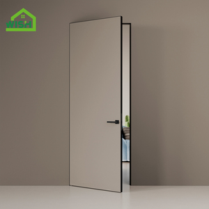 Modern Minimalist Design MDF Finished Soundproofdoor Door Interior Wood Paint-Free for Living Room Bedroom Apartment Villa Hotel