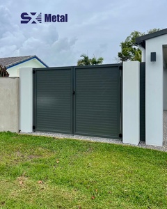 Modern Luxury Aluminum Gate Electric Driveway Swing Door