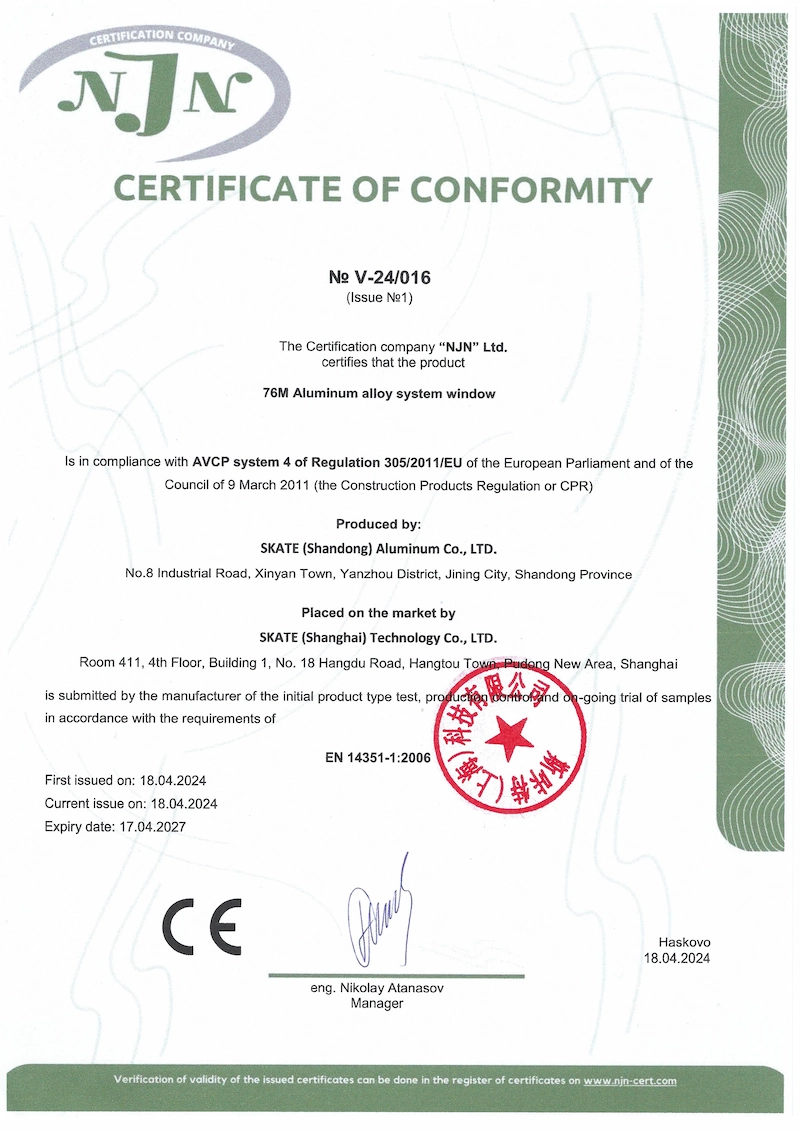 ISO 9001 Quality Management System Certificate