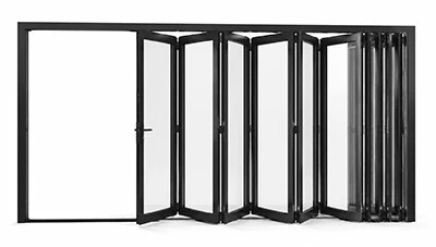 Aluminum bifold door