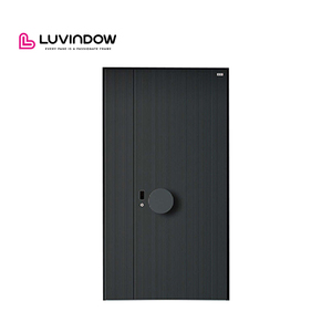 Luvindow Aluminum Doors Front Entrance Door With Smart Lock