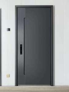 High-quality Custom Aluminum Entrance Doors, Safe, Soundproof and Fireproof