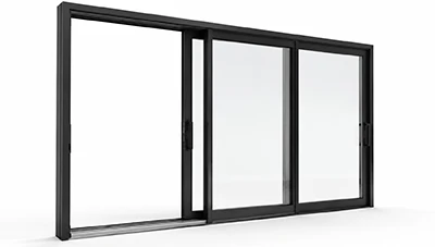 Aluminum sliding door