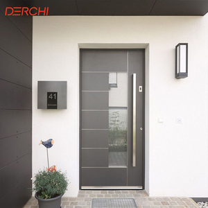 Exterior Aluminum Entry Door Front Door Security Door Custom Size